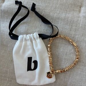 Beautycounter stretchy gold bracelet